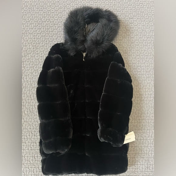 Calvin Klein Faux Fur Jacket